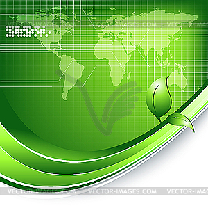 Environmental world technology - vector clip art