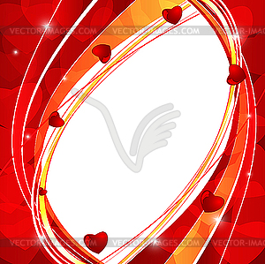 Red valentine  - vector clip art