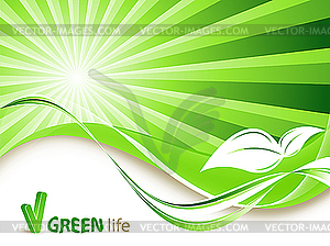 Environmental abstract backdrop - vector image