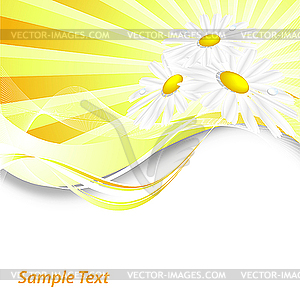 Абстрактный фон лето - векторное изображение клипарта