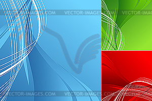 Abstract wavy lines - vector image