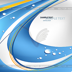 Water drop background - vector clip art