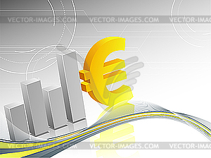 Евро фоне - цветной векторный клипарт