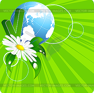 Environmental abstract backdrop - vector image