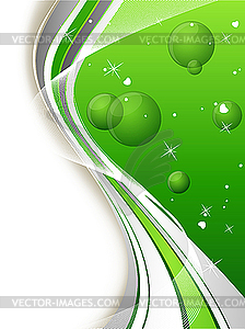 Вертикальный зеленый фон - векторный графический клипарт