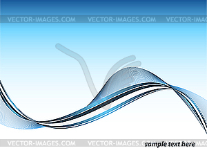 Wavy backdrop - vector clip art