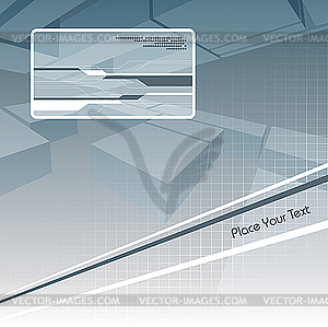 Techno template - vector clipart
