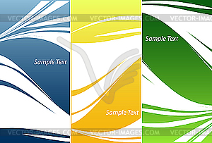 Abstract banners - vector clipart