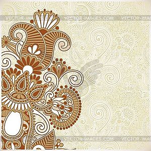 Floral pattern  - stock vector clipart