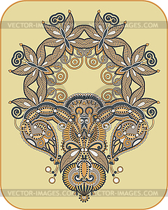 Abstract flower background  - vector clipart