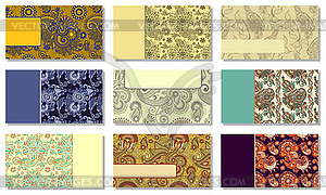Business card element - vector clip art