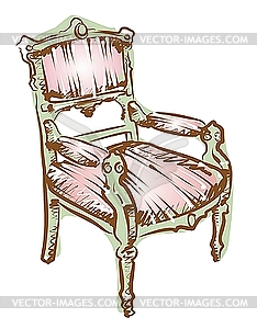 Arm chair - vector clipart