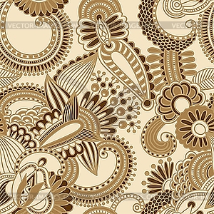 Seamless ornamental pattern - vector clipart