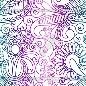 Seamless ornamental pattern - vector image