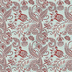 Ornate seamless pattern - vector image