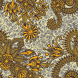 Ornate seamless pattern - vector EPS clipart