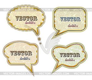 Luxury bubbles  - vector clipart