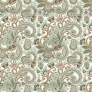 Seamless ornamental pattern - vector clip art