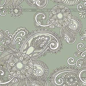 Seamless ornamental pattern - vector image