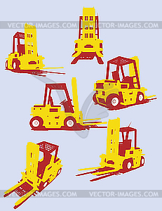 Road machinery - vector clipart