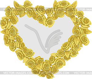 Frame heart - vector clipart