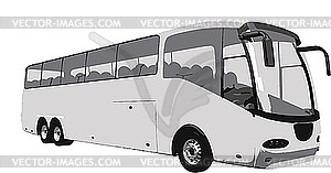 Bus - royalty-free vector clipart