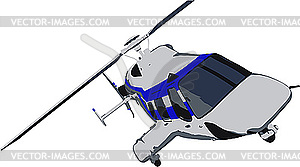 Helicopter - vector clip art