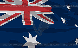 Flag of Australia - vector image