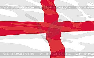 Flag of England - royalty-free vector clipart