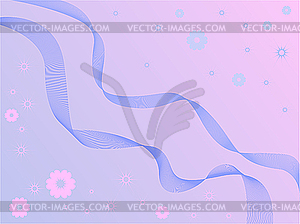 Floral abstract background - vector image