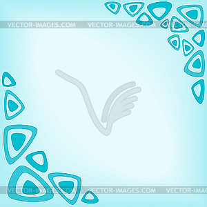 Abstract turquoise background - vector image