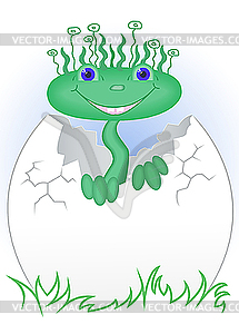 Unknown creature - vector clipart / vector image