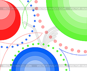 Colorful circles - vector clipart