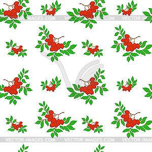 Ash seamless pattern - vector clipart