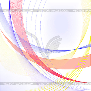 Abstract white background with lines - vector clip art