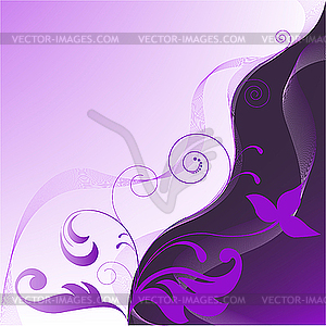 Purple abstract background - vector clipart