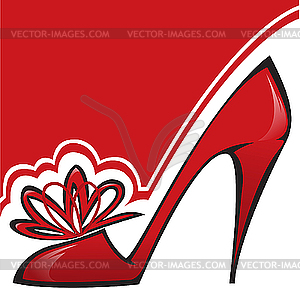 Red Shoe - vector image