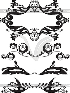 Set of ornaments 2 - vector clipart