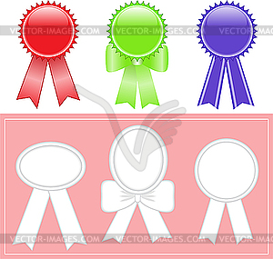 Set of medals - vector image