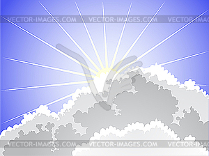 Sunlight - vector clip art