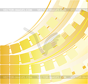 Yellow abstract background - vector clip art