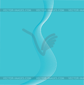 Blue lines - vector image