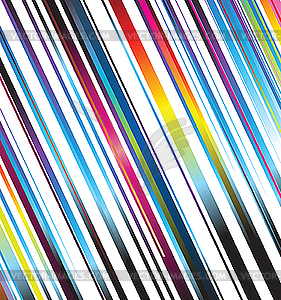 Abstract colour lines - vector clipart