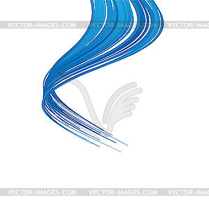 Abstract blue lines - vector image