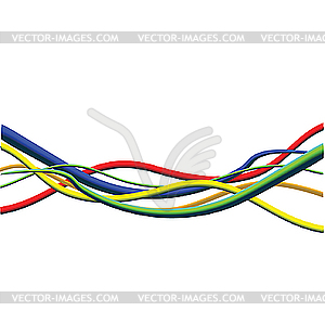 Abstract colour lines - vector image