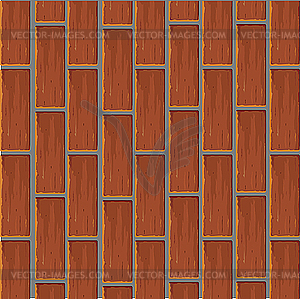 Background of red brick. - royalty-free vector image