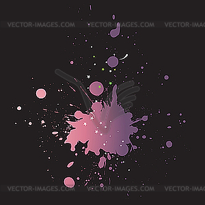 Combination of spots. - vector image