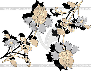 Flowers. - royalty-free vector image