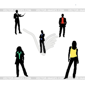 Men and women - vector clipart / vector image