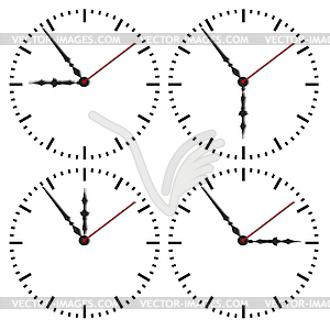 Dial of hours. - vector image